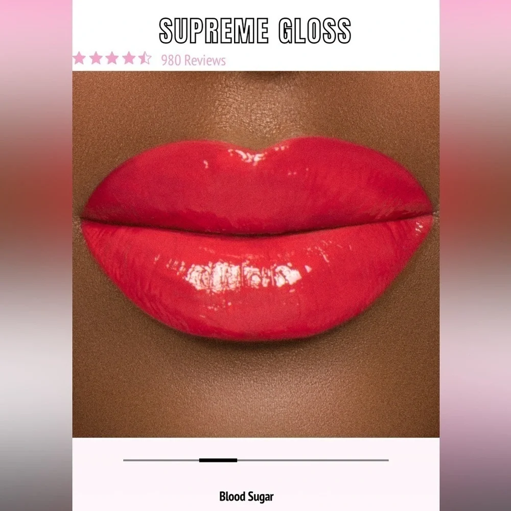 Jeffree Star Supreme Lip Gloss in Blood Sugar, NEW!